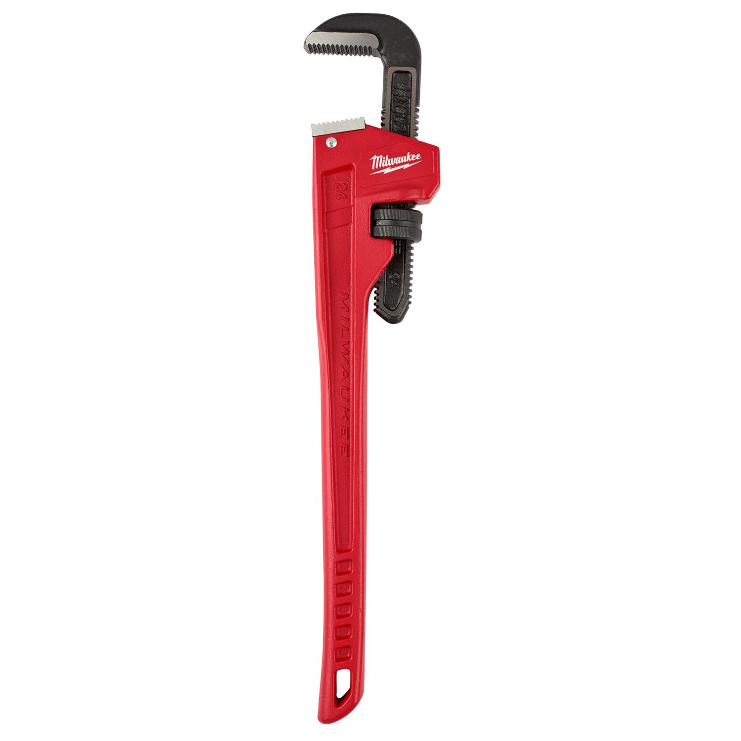 MW 3 in. Pipe Wrench Black/Red 1 pc