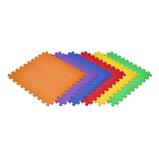 Norsk Rainbow 24 in. x 24 in. EVA Foam Non-Toxic Solid Color Interlocking Tiles (120 sq. ft. - 30 tiles) 241647_5