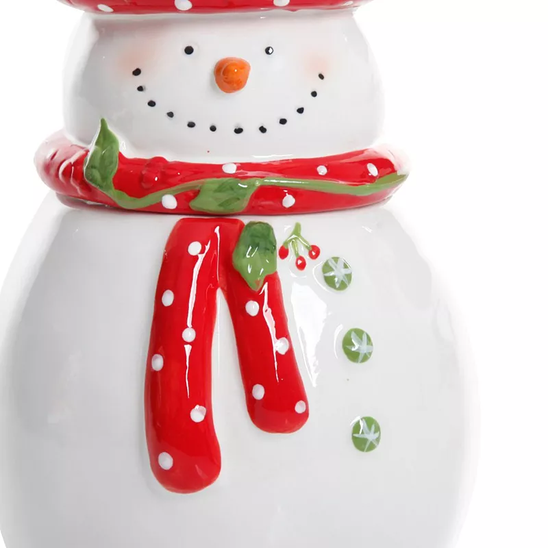 Gibson Home Jolly Plenitude 7.5 Snowman Cookie Jar