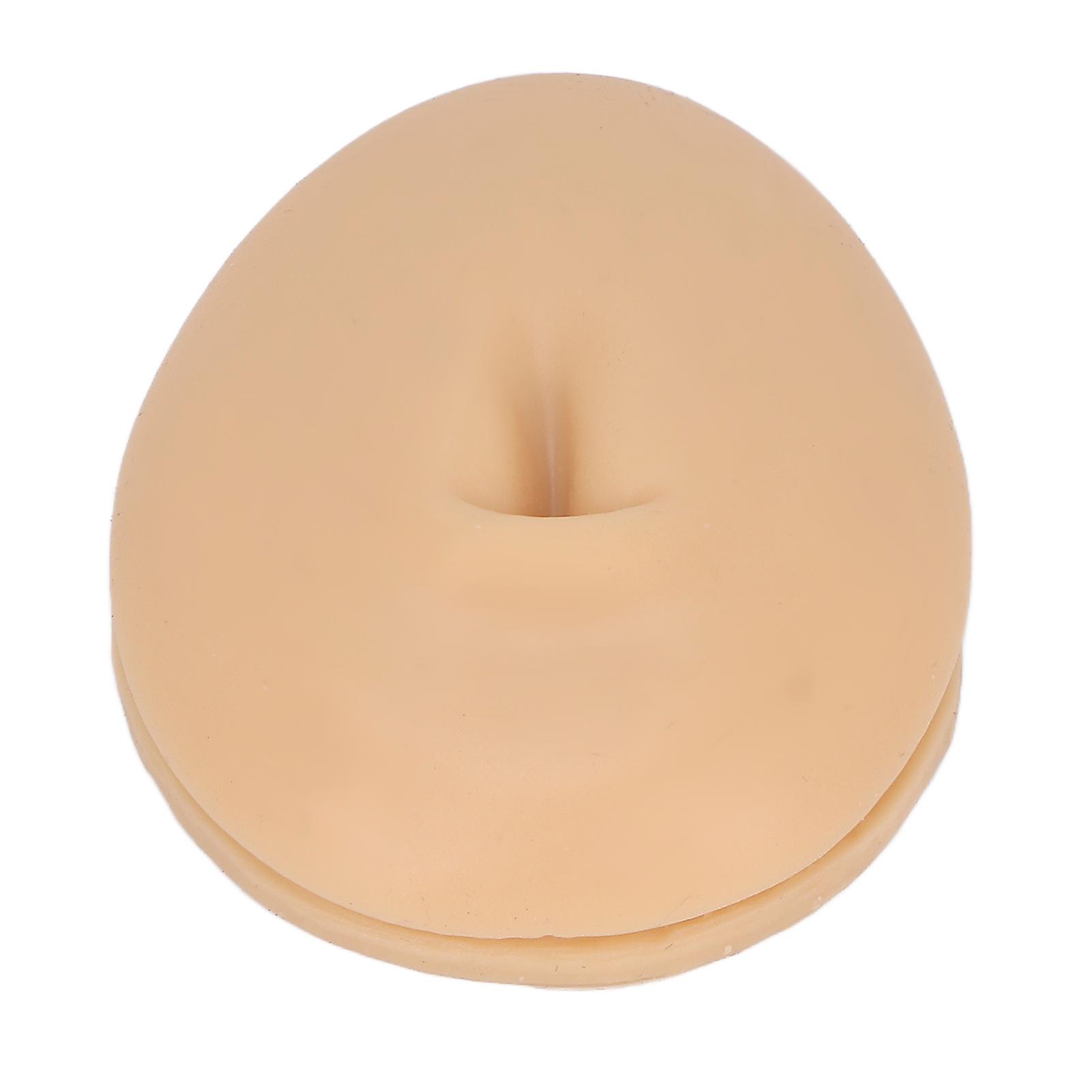 Silicone Navel Model Acupuncture Display Soft Human Belly Button Model For Piercing Practice