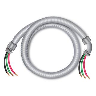 Southwire 12 in. x 6 ft. Ultratite Liquidtight Flexible Non-Metallic PVC Conduit Whip 58004507