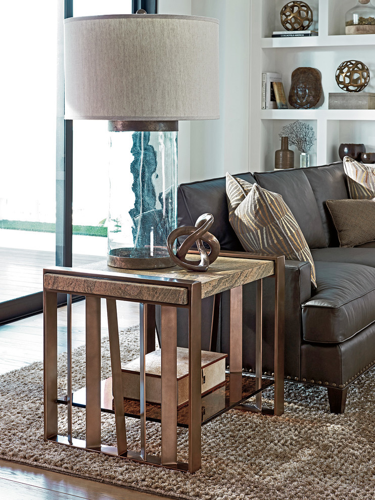 Lexington Zavala Intersect End Table   Transitional   Side Tables And End Tables   by Lexington Home Brands  Houzz