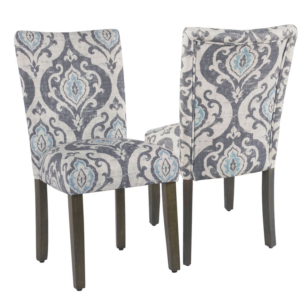 HomePop Classic Parsons Medallion Dining Chair (Set of 2)