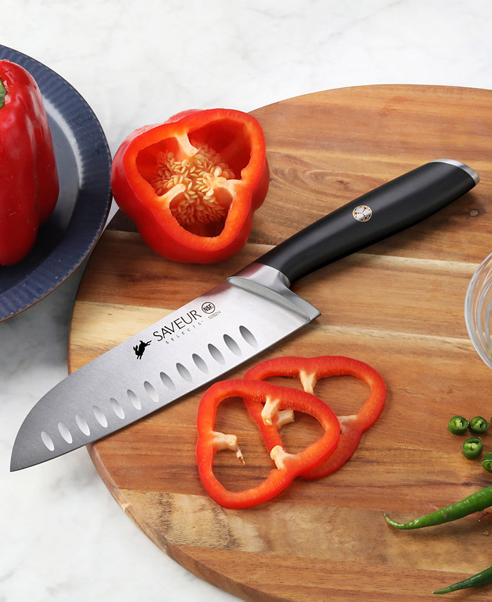 SAVEUR SELECTS Voyage Series 7 Forged German Steel Santoku Knife