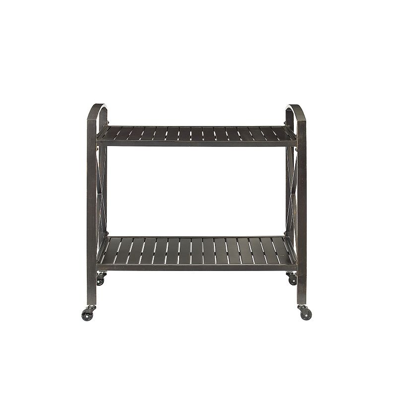 Crosley Kaplan Outdoor Metal Bar Cart