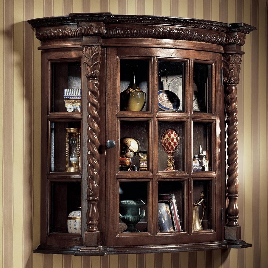 Design Toscano Cardington Square Manor Curio Cabinet