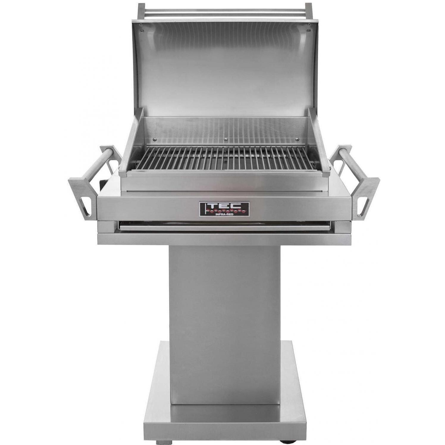 TEC G-Sport FR Infrared Propane Gas Grill On Stainless Pedestal