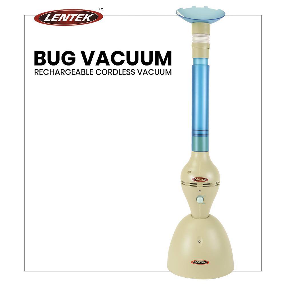 Lentek 9.6V White and Blue Cordless Bug Catcher Handheld Vacuum BV01