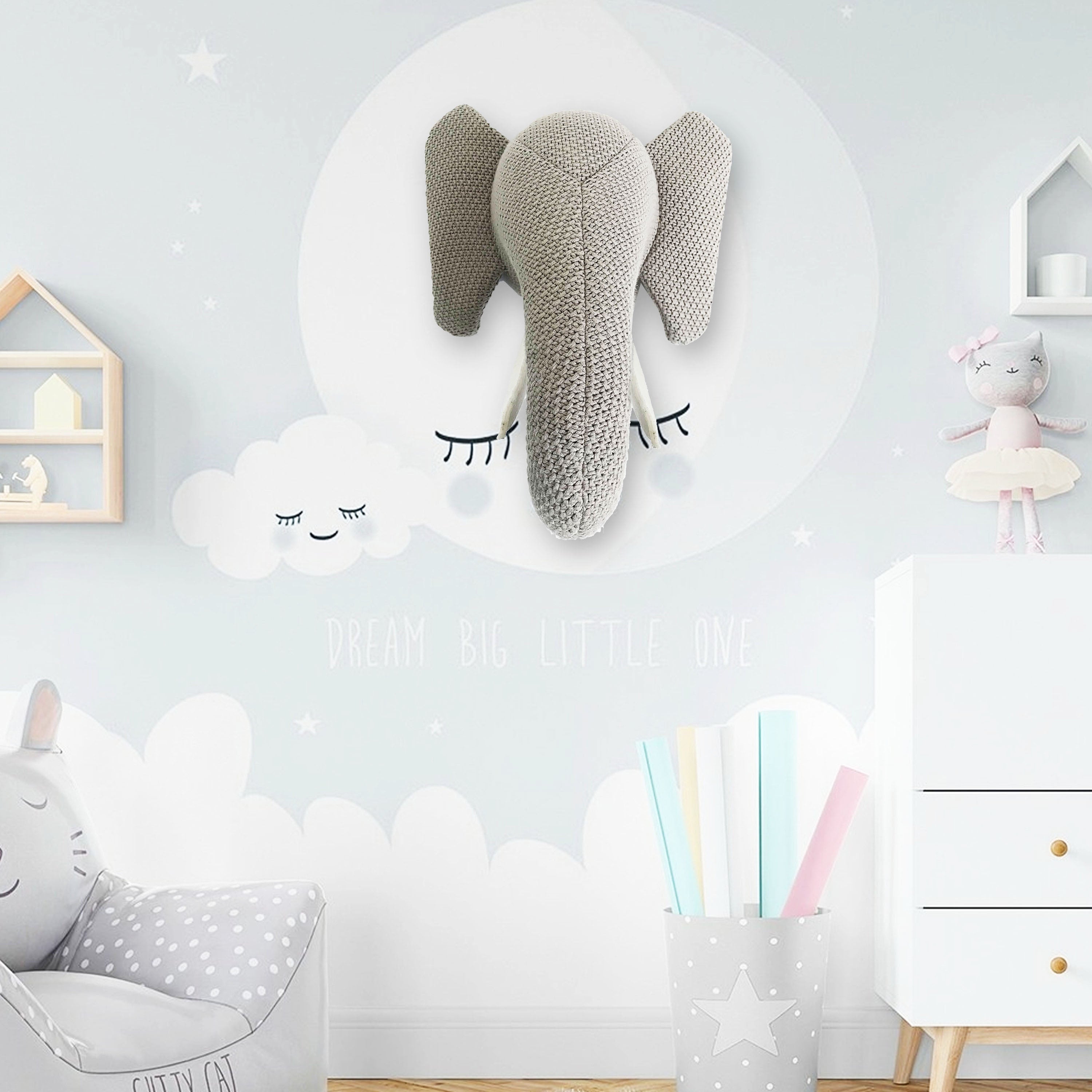 Handmade Cute Elephant Wall Decoration  Lt-T03