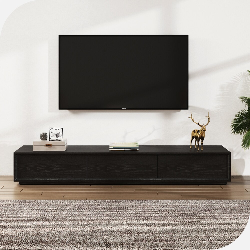 70 inch Modern Wooden TV Stand Media console with 3 Drawers