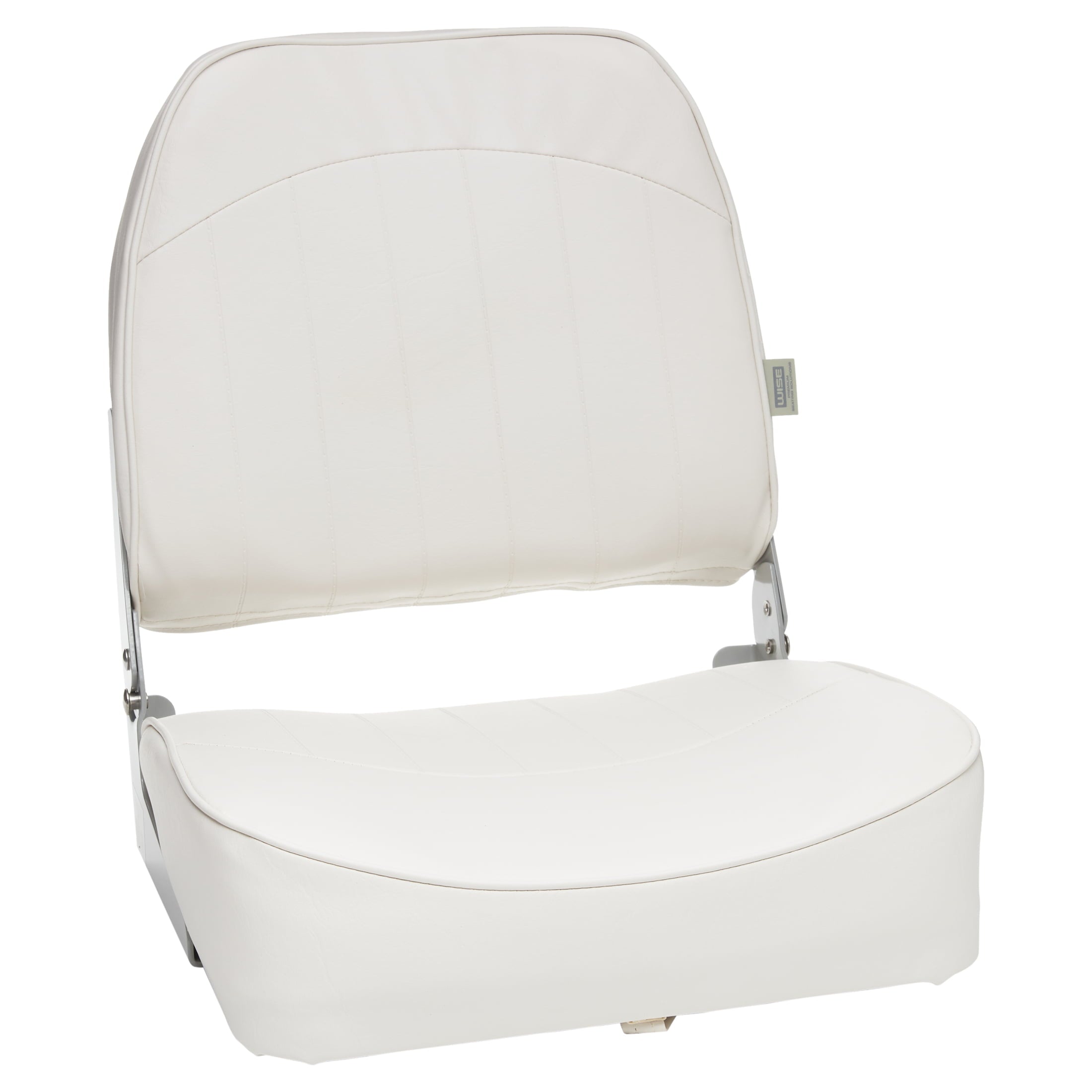 Wise 8WD734PLS-710 Low Back Boat Seat， White