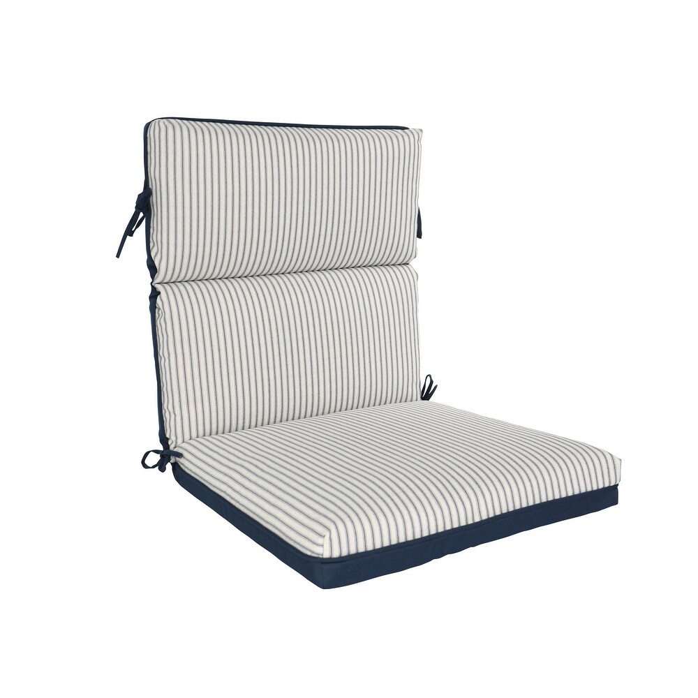 Outdoor/ Indoor High Back Dining Chair Cushion for Patio Furniture  21\