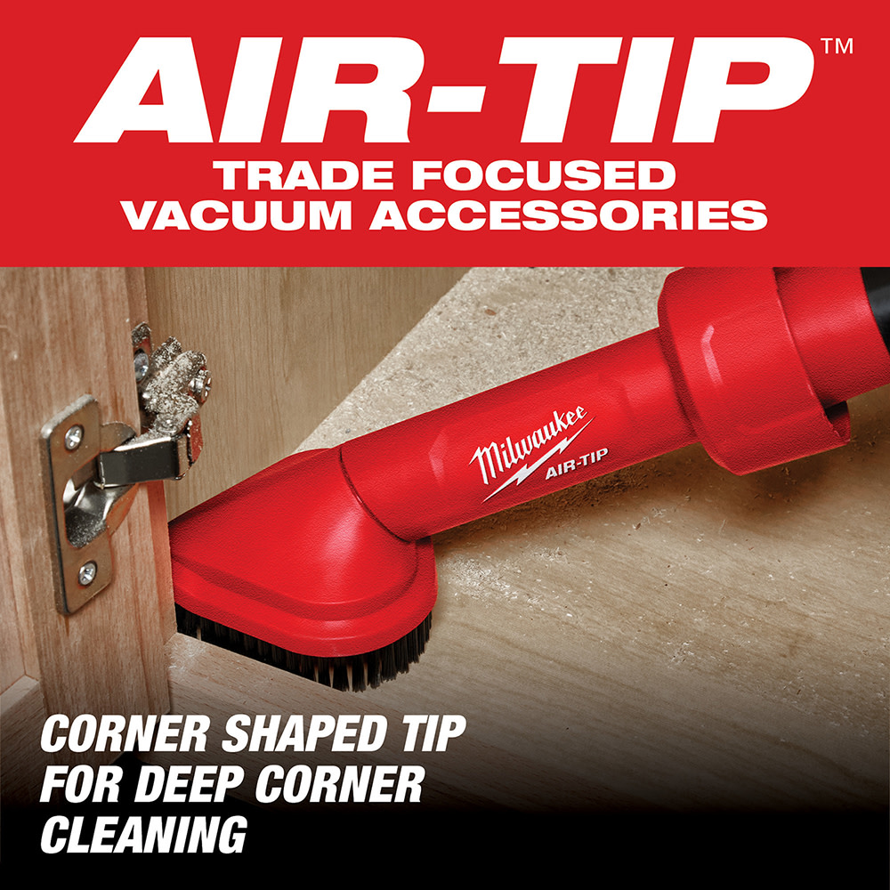 Milwaukee AIR-TIP™ Rotating Corner Brush Tool