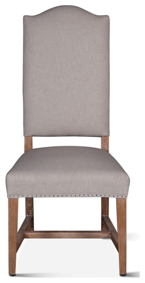 World Interiors Pengrove 18.5 quotWood Fabric Dining Chairs in Beige (Set of 2)   Transitional   Dining Chairs   by Homesquare  Houzz