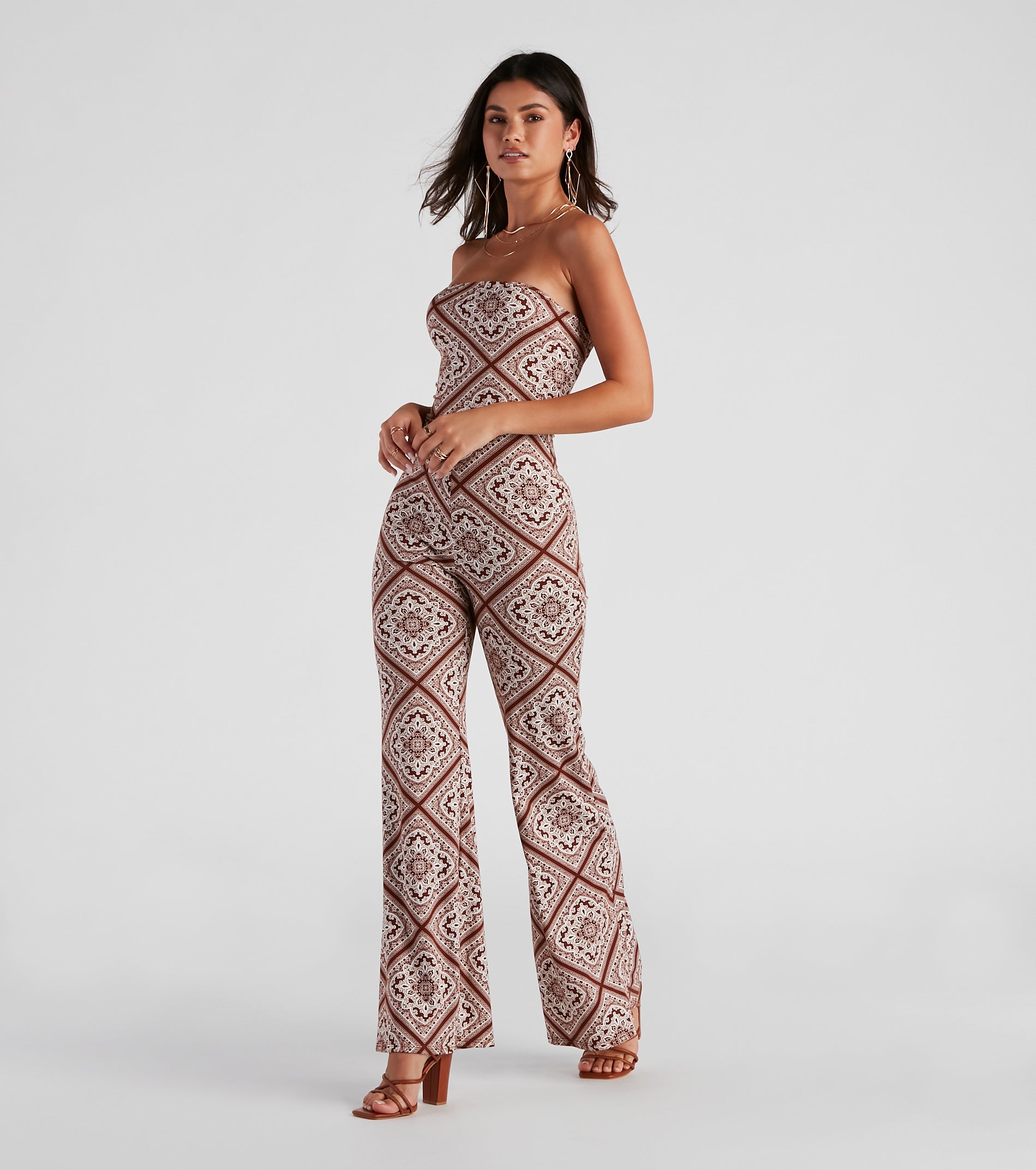 Stuck On Summer Boho Tube Jumpsuit