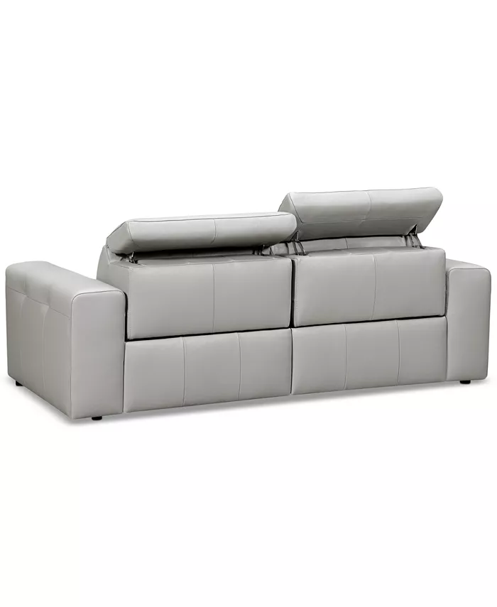 Furniture CLOSEOUT! Haigan 2-Pc. Leather Sectional Sofa with 2 Power Recliners