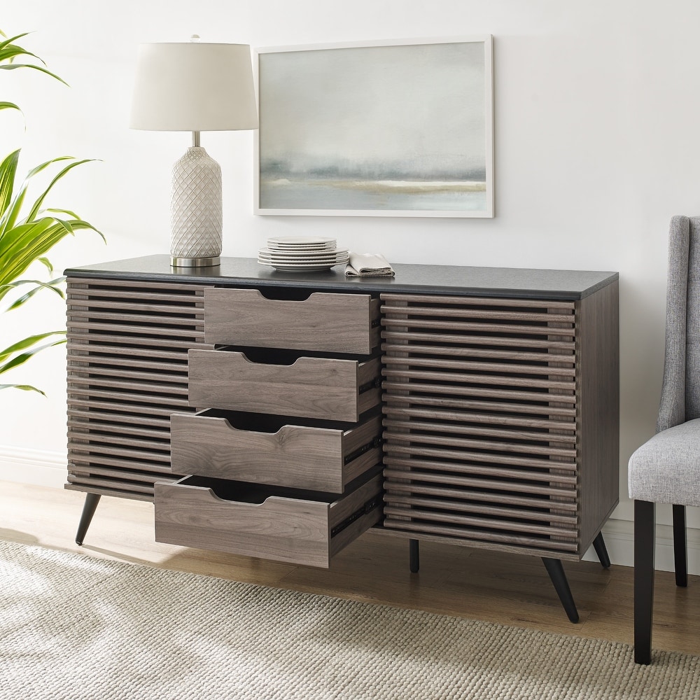 Middlebrook Designs Sliding Slat Door Buffet