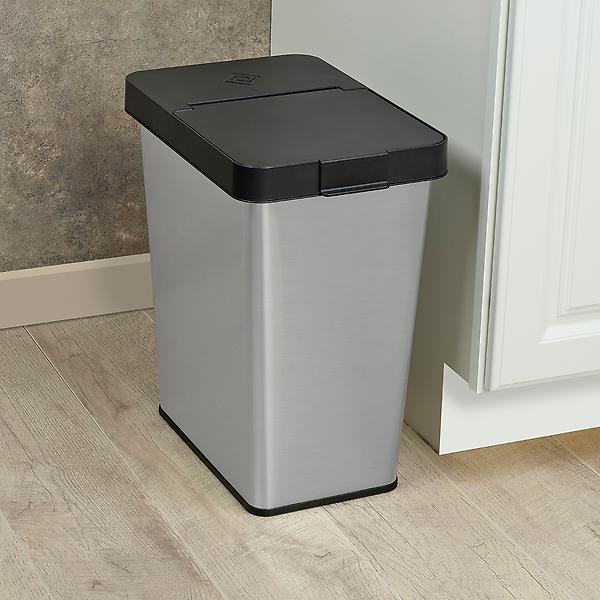 Polder 6 gal Stainless Steel Trash Can