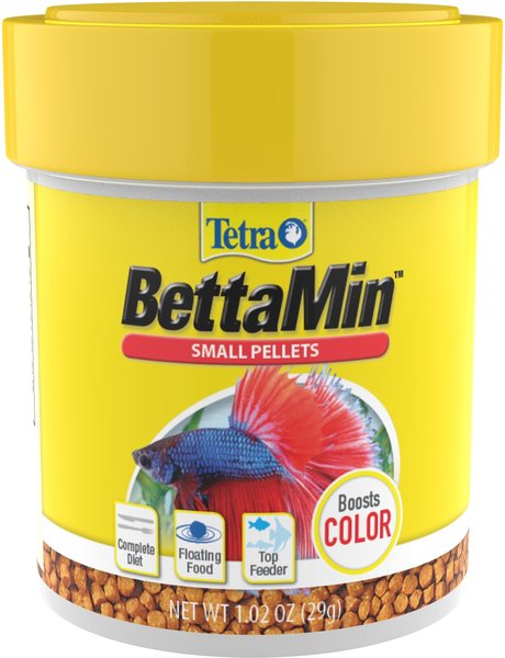 Tetra Betta Floating Mini Pellets Color Enhancing Fish Food