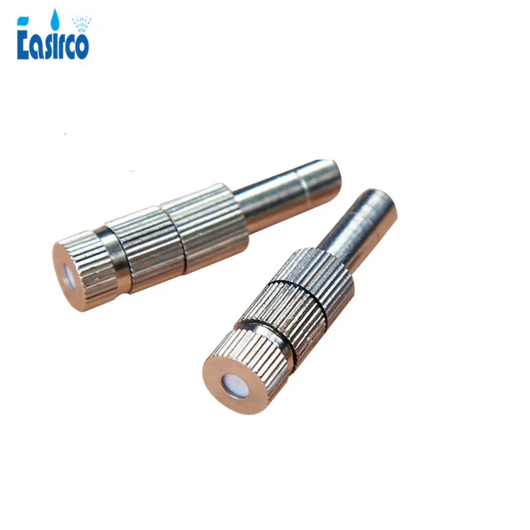 Brass sprayer slip lock mist nozzles quick connecting mist nozzles. nozzle with filter fog machine parts