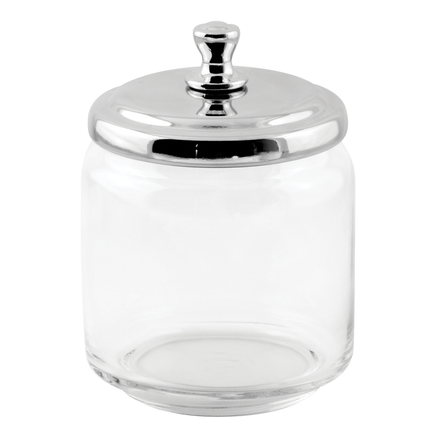 iDesign York 5 in. H X 3-5/8 in. W Vanity Jar