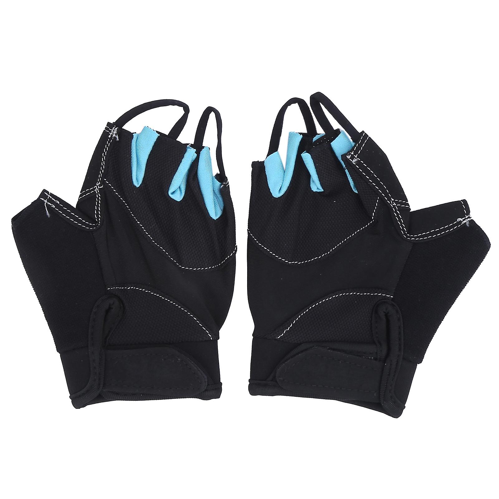 Maseda Weight Lifting Gloves Sports Nonslip Gloves Fitness Riding Palm Protectionblue