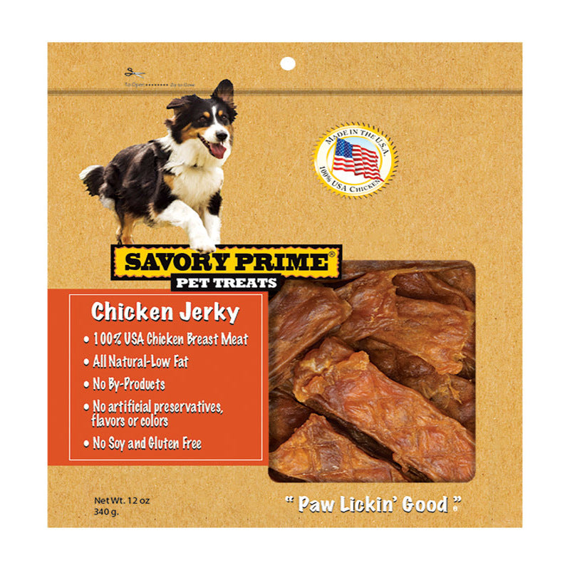 CHICKEN JERKY 12OZ