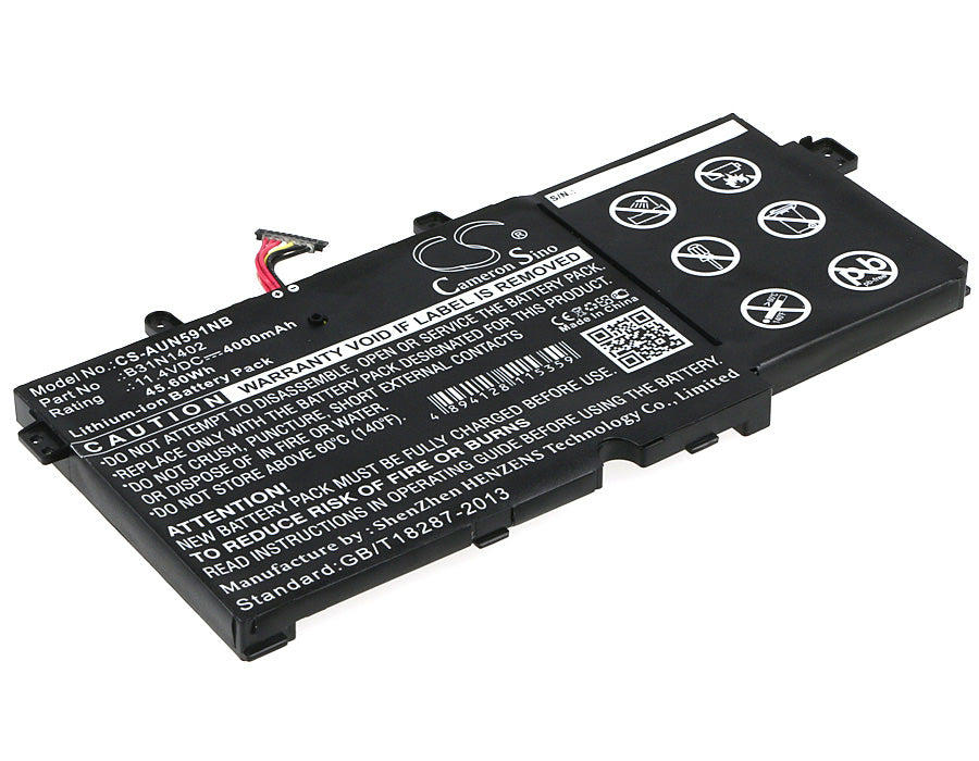 Asus 51LNBBI706 N591LB Q551 Q551L Q551LN Q551LNB Replacement Battery BatteryClerkcom Laptop and Notebook