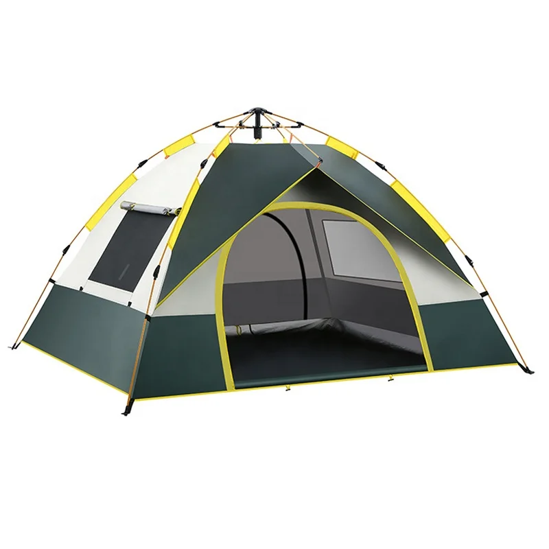 Outer Tent Waterproof 3 4 People Fully Automatic Family Portable Camping Hiking Tent