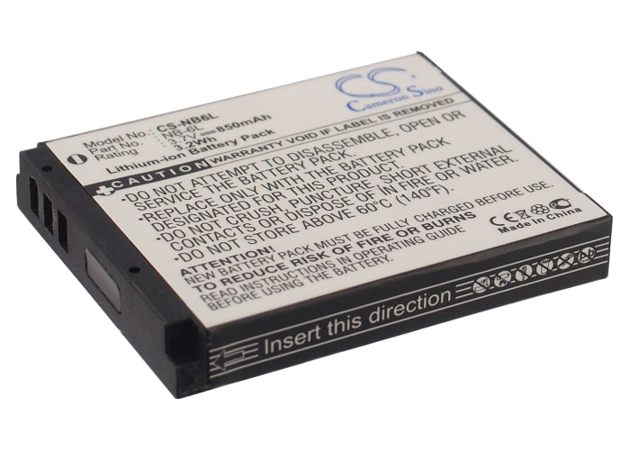 Canon Digital IXUS 200 IS Digital IXUS 210 850mAh Replacement Battery BatteryClerkcom Camera