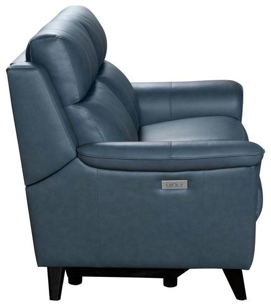 29PH 3716 Kester Power Reclining Loveseat  Bluegray   Midcentury   Loveseats   by Beyond Design  ampMore  Houzz