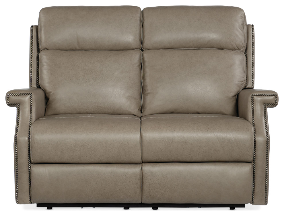 Vaughn Zero Gravity Loveseat With Power Headrest   Transitional   Loveseats   by Homesquare  Houzz