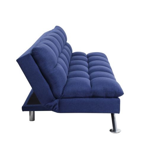 ACME Petokea Adjustable Sofa  Blue Fabric 58255