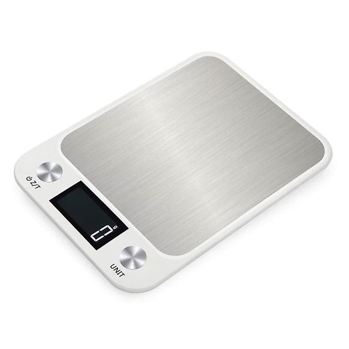 Stuff Certified® Kitchen Scale Digital - 10kg / 1g - Precision Digital Kitchen Scale White