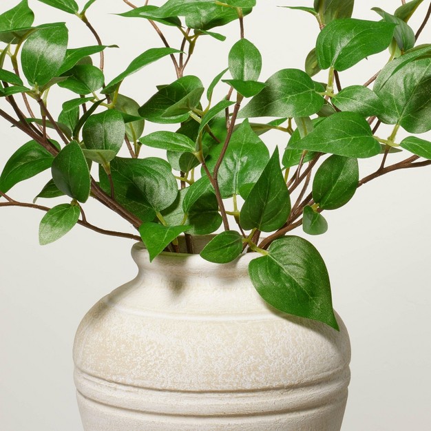 Faux Dogwood Leaf Arrangement - Hearth and Hand With Magnolia