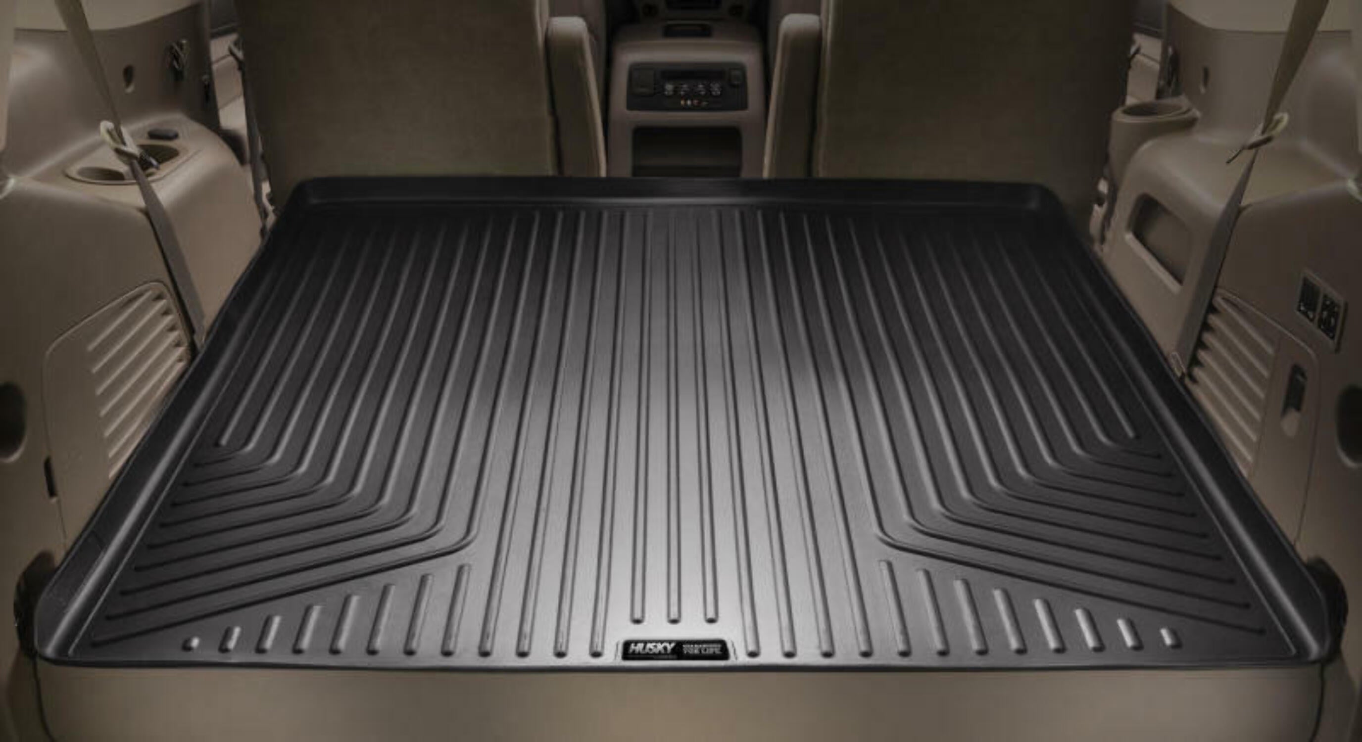 Husky Liners Weatherbeater Series Cargo Liner Black Fits 07-17 Ford Expedition， 11-17 Ford Expedition XL， 08-17 Lincoln Navigator