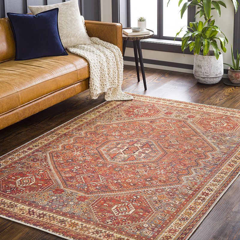 Decor 140 Ambrosis Traditional Washable Area Rug