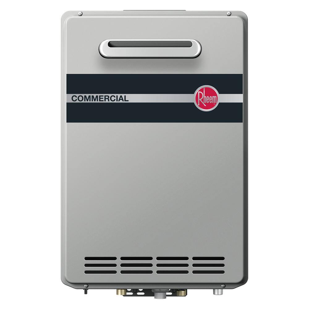 Rheem Commercial 9.5 GPM Natural Gas High Efficiency Outdoor Tankless Water Heater RTGH-C95XLN