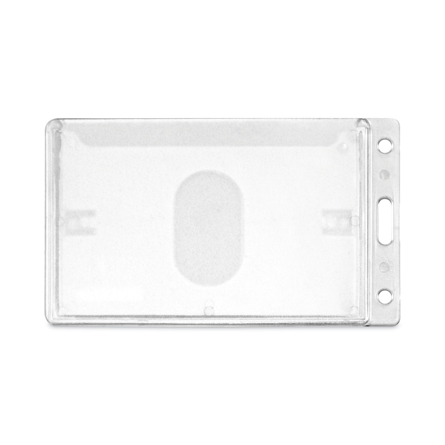 Frosted Two-Card Rigid Badge Holders by Advantus AVT76076