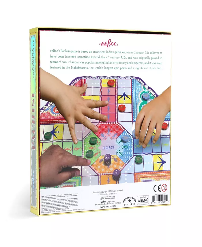 Eeboo Fancy Pachisi Board Game