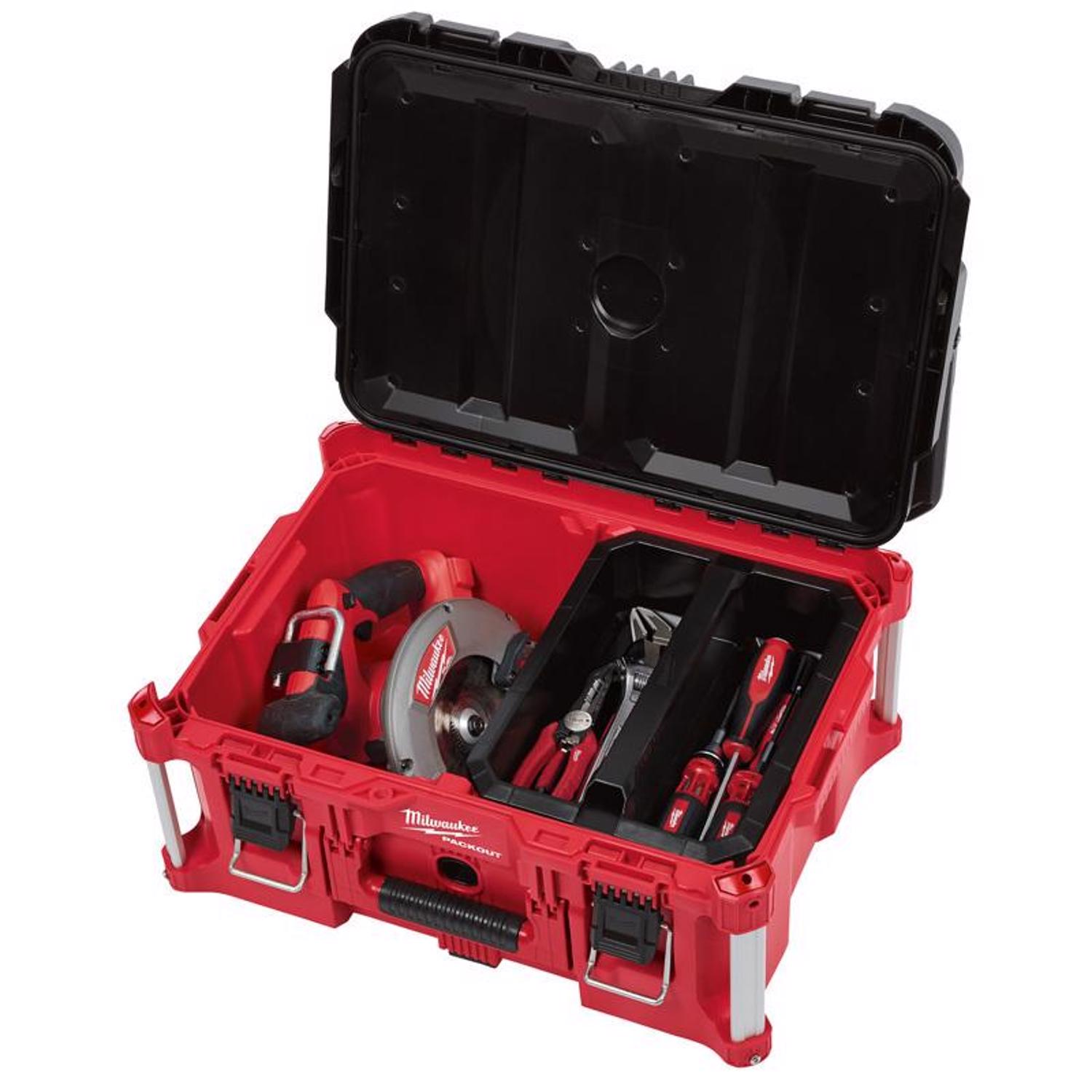 Milwaukee Packout 16.2 in. Tool Box Black/Red