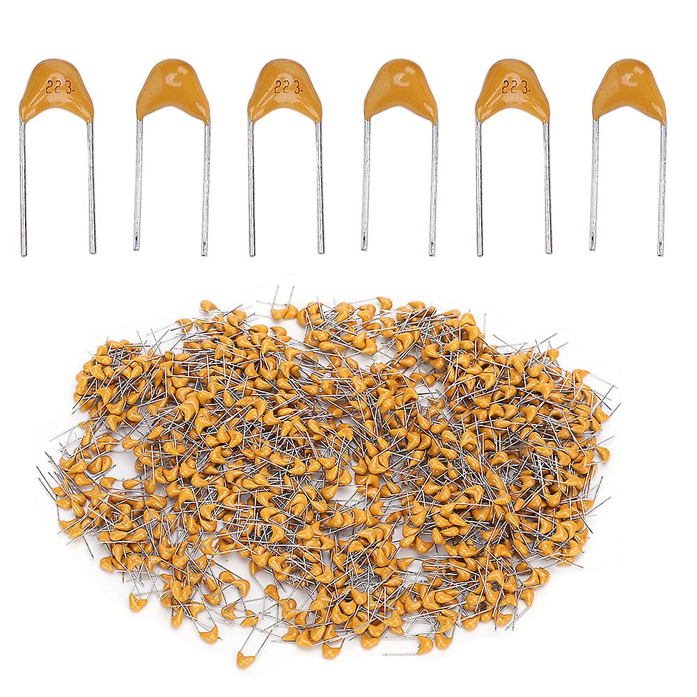 1000pcs Ceramic Capacitor Inline Monolithic 0.022uf Pin Pitch 5.08mm Dc50v Deviation 10%