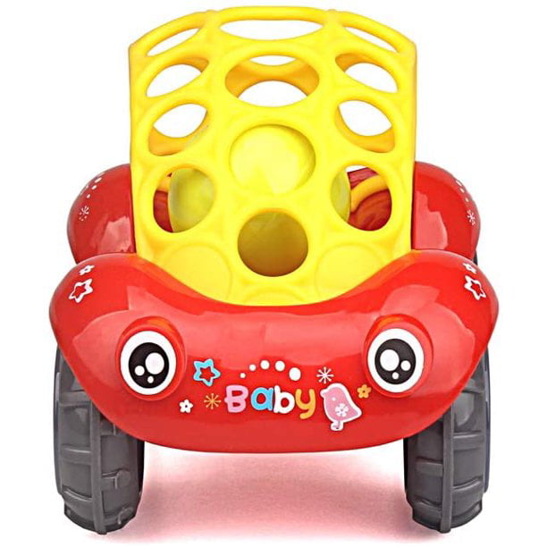 Rattles and Rolling Cars， Baby Toys for 5 Inch Boys from 3 to 24 Months and GILR Baby Toy Vehicles