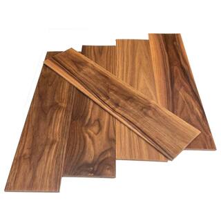 Swaner Hardwood 14 in. x 5.5 in. x 2 ft. UV Prefinished Walnut S4S Hardwood Board (5-Pack) OL14X55X24UVW