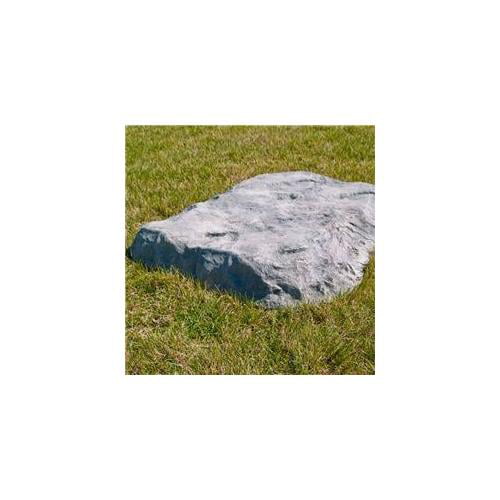 CrystalClear TrueRock Fake Fiberglass Flat Rock, Large, Greystone, 42 x 36 x 5 …