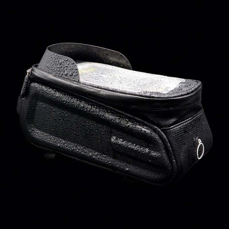 OEM Waterproof 6.5' Cycling Bicycle Front Bag Tube Pannier Touch Screen Bike Frame Bag for Cell Phone