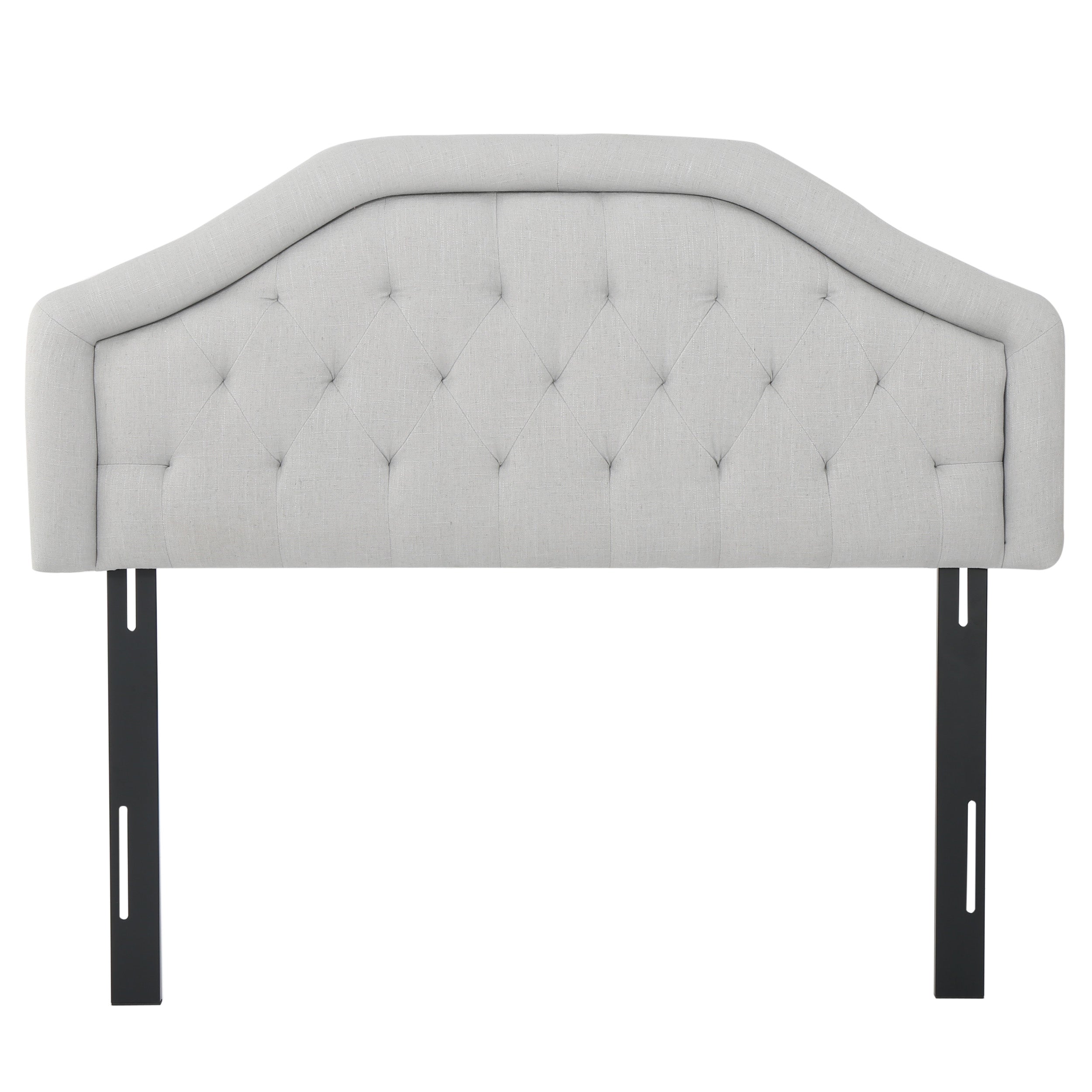 Celina Queen Tufted Adjustable Fabric Headboard