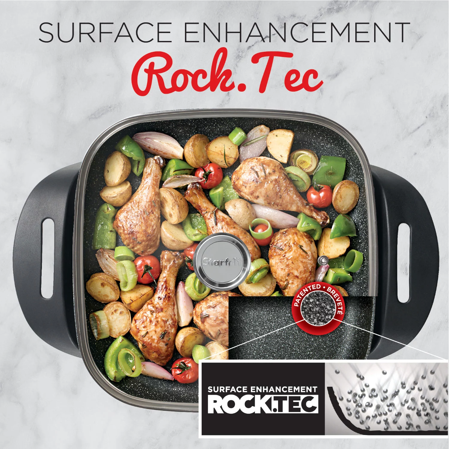 The Rock by Starfrit 12 x 12 Electric Skillet