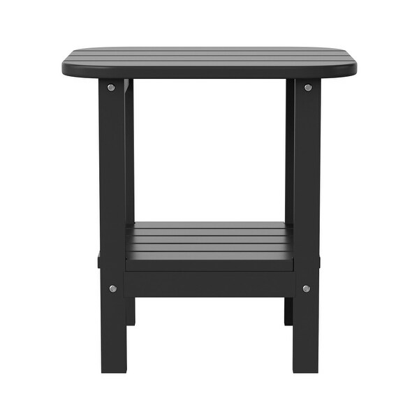 Commercial Grade AllWeather Adirondack Style Patio Side Table