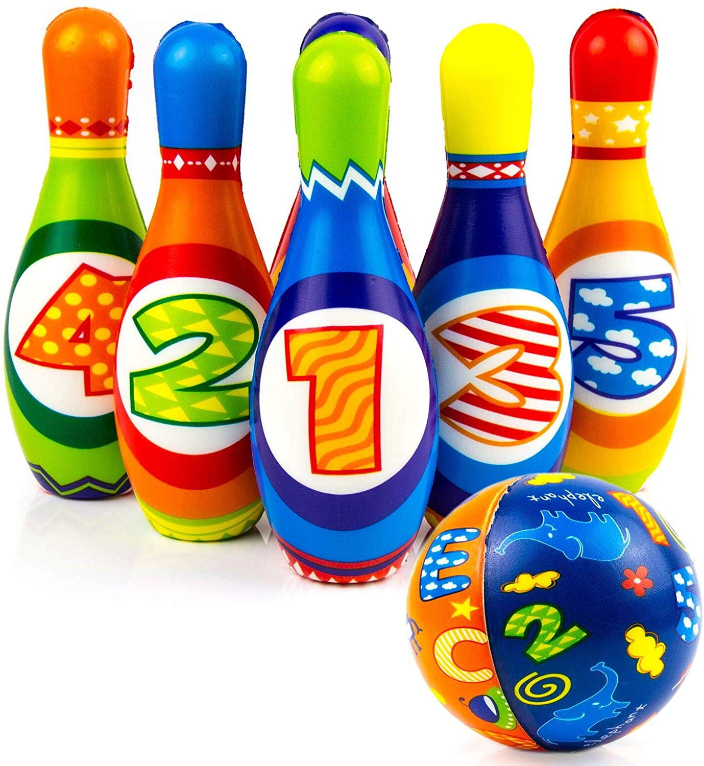 Bowling Play Set for Kids, Lightweight Suitable for Indoor and Backyard - Learning Fun Toys for Children - Boys, Girls, Best for Kids 3 Years and up